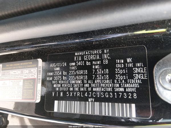 2025 KIA SORENTO S
