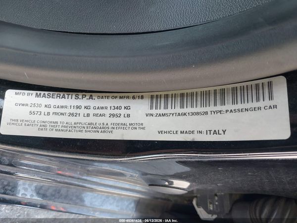 2019 MASERATI GHIBLI S Q4