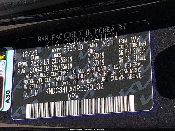 2024 KIA EV6 WIND