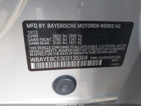 2014 BMW ALPINA B7 750Li/Alpina B7