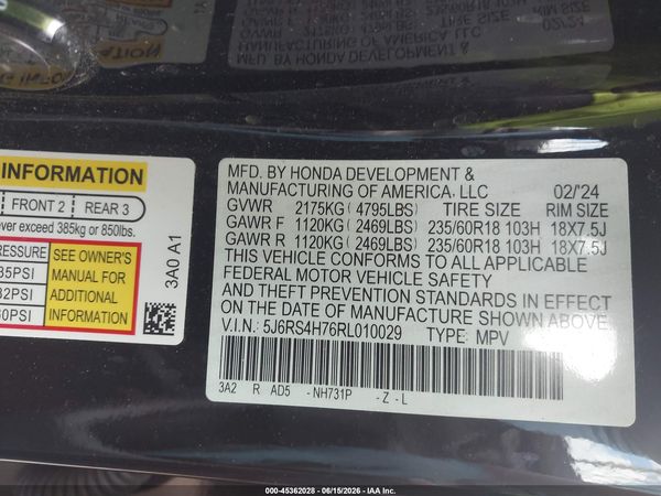 2024 HONDA CR-V EX-L AWD