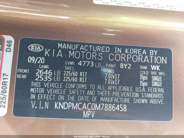 2021 KIA SPORTAGE LX