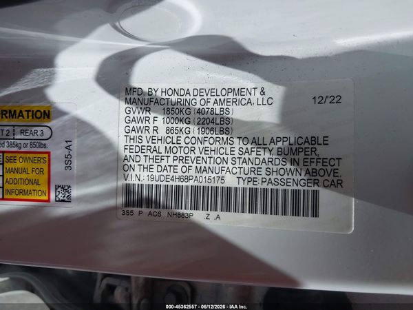 2023 ACURA INTEGRA A-SPEC TECHNOLOGY