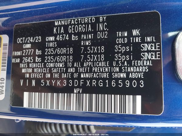 2024 KIA SPORTAGE EX