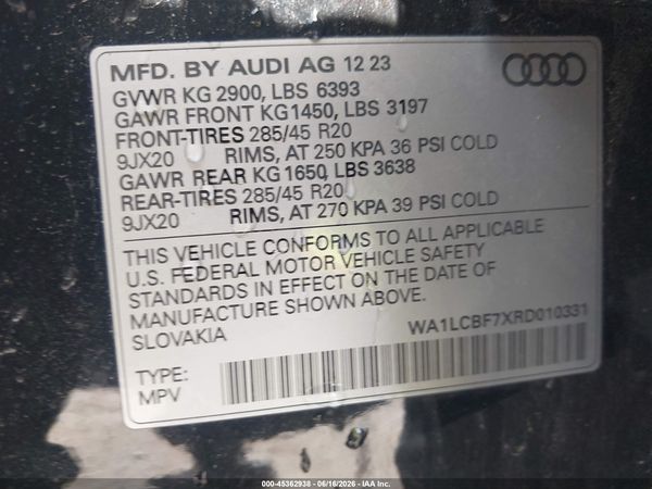 2024 AUDI Q7