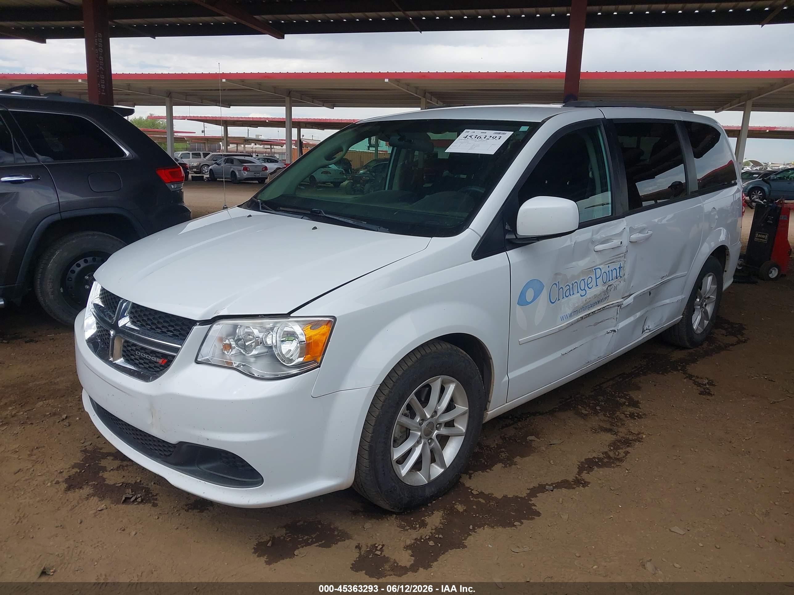 2016 DODGE GRAND CARAVAN SXT — I2