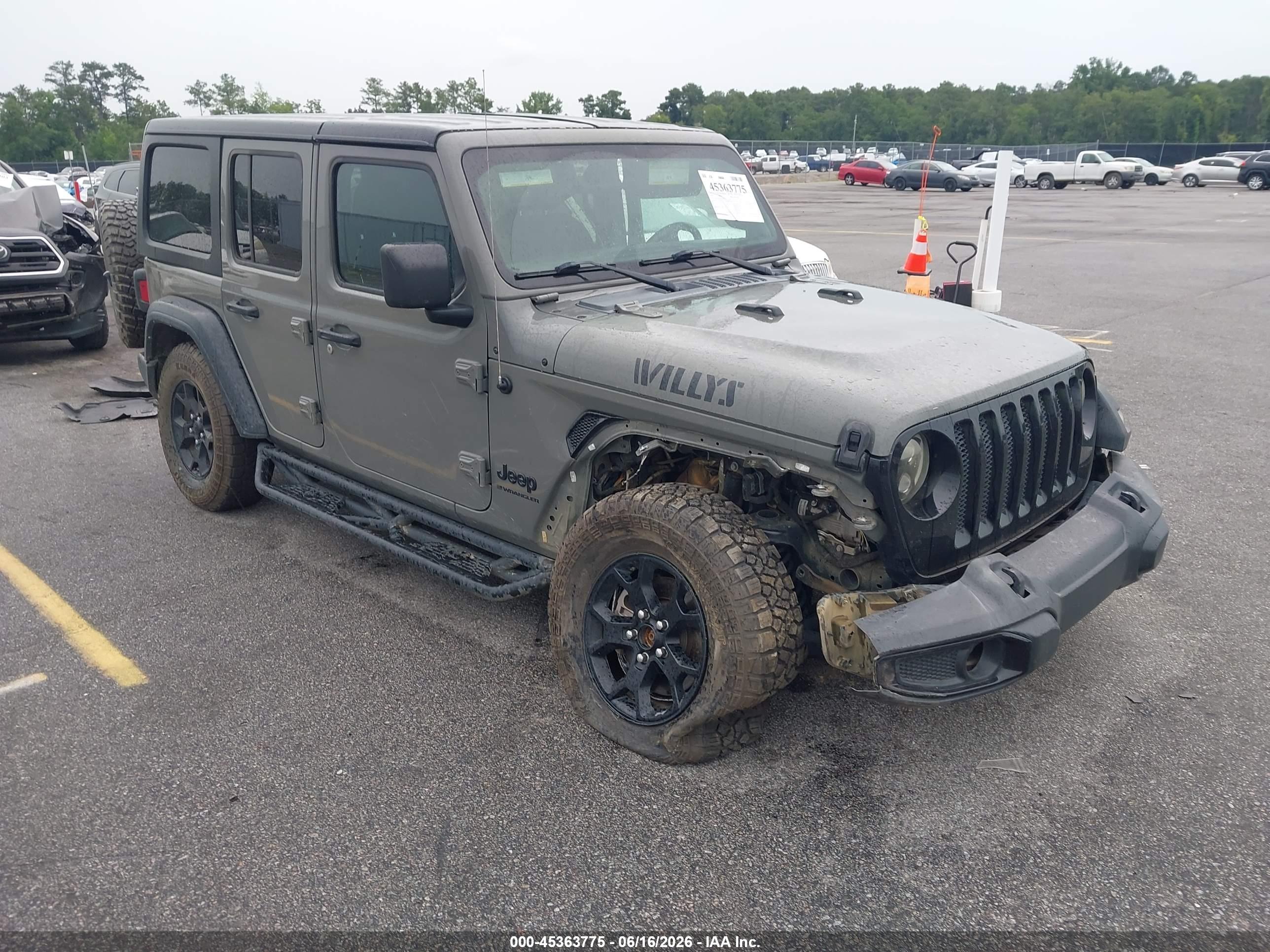 2023 JEEP WRANGLER 4-DOOR WILLYS SPORT 4X4