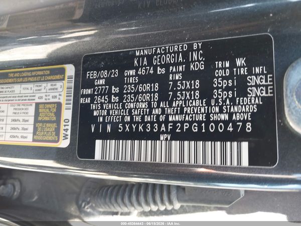 2023 KIA SPORTAGE EX