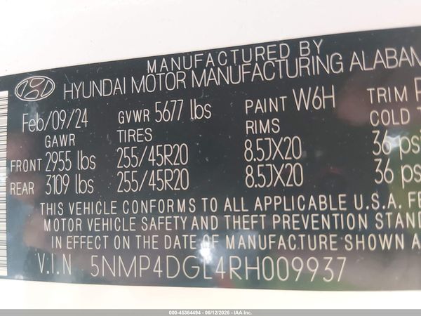 2024 HYUNDAI SANTA FE LIMITED