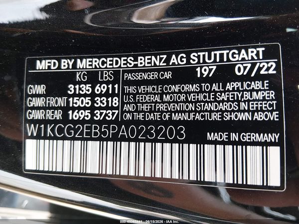 2023 MERCEDES-BENZ EQS 450 4MATIC