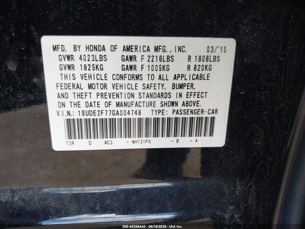 2016 ACURA ILX