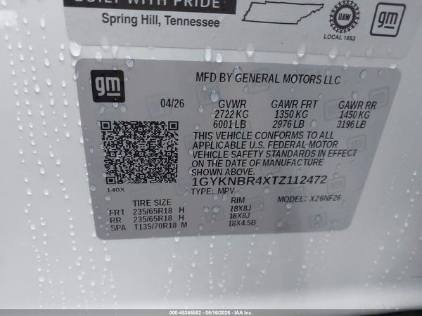 2026 CADILLAC XT5 LUXURY AWD