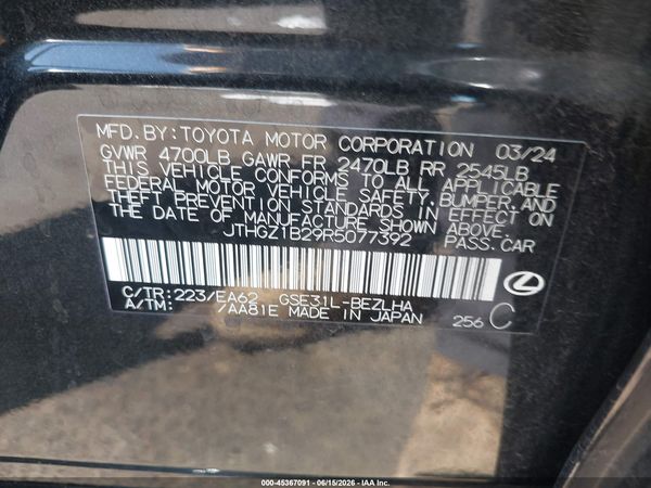2024 LEXUS IS 350 F SPORT