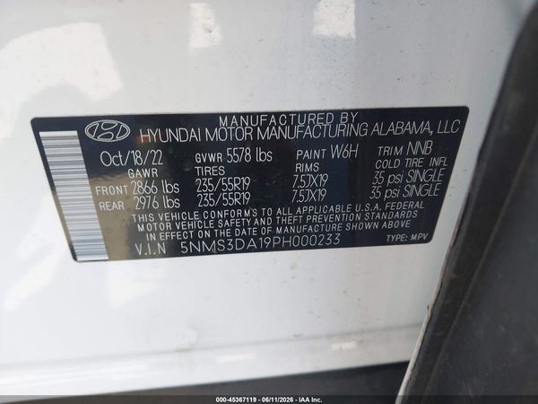 2023 HYUNDAI SANTA FE HYBRID SEL PREMIUM