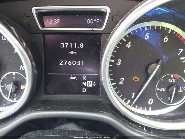 2012 MERCEDES-BENZ ML 350 4MATIC