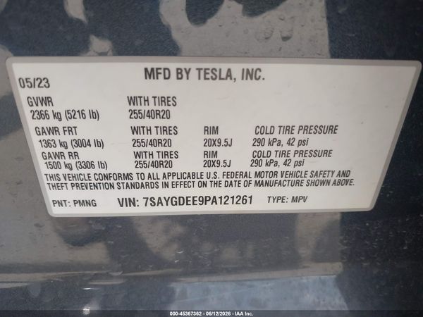 2023 TESLA MODEL Y