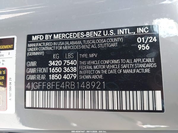 2024 MERCEDES-BENZ GLS 580 4MATIC
