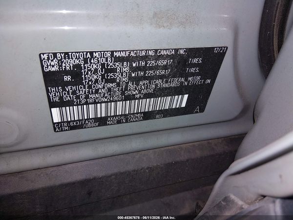 2022 TOYOTA RAV4 XLE