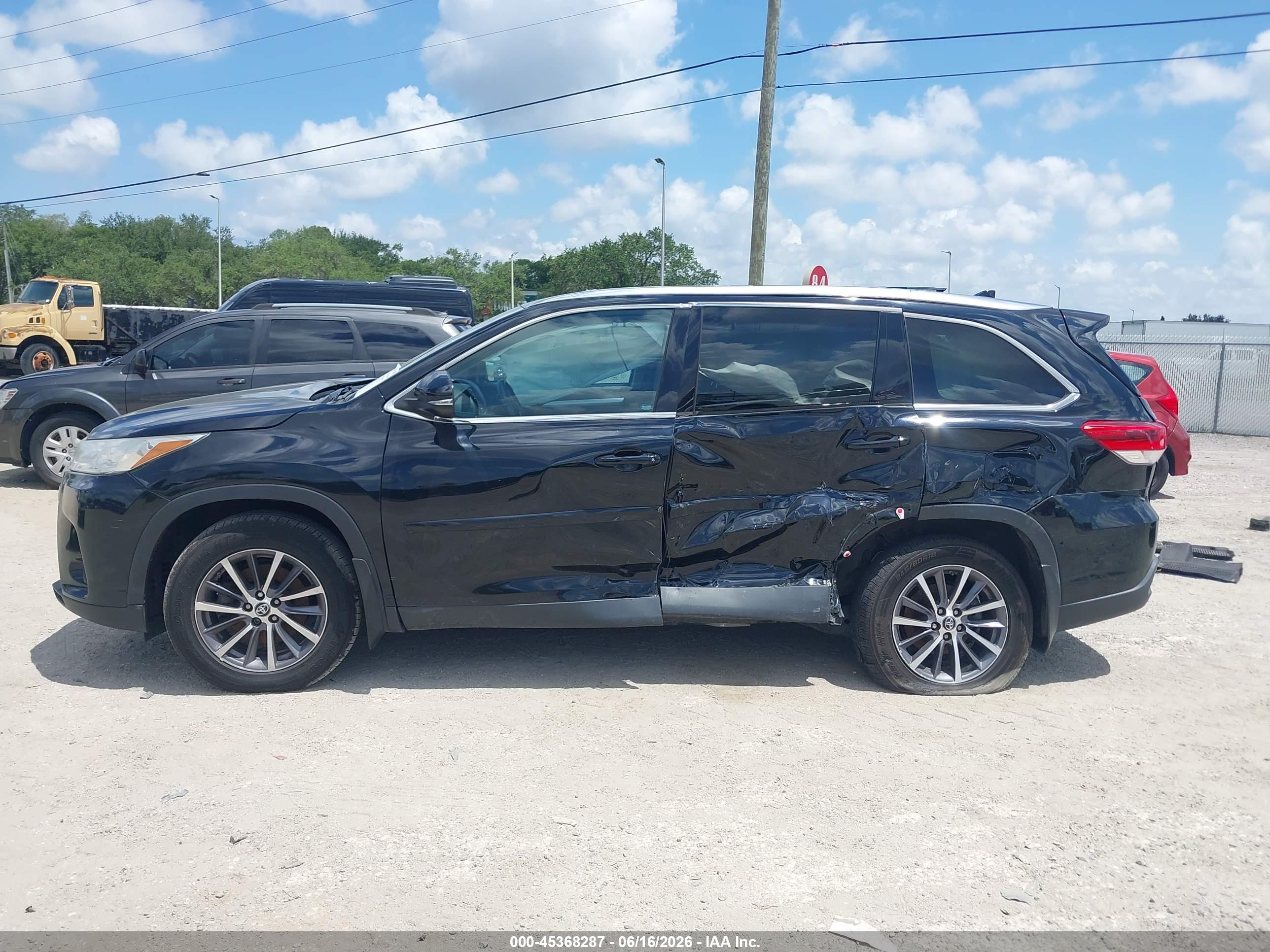 2019 TOYOTA HIGHLANDER XLE