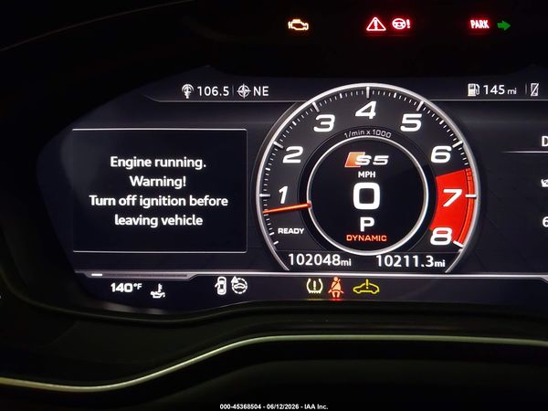 2018 AUDI S5 3.0T PREMIUM PLUS
