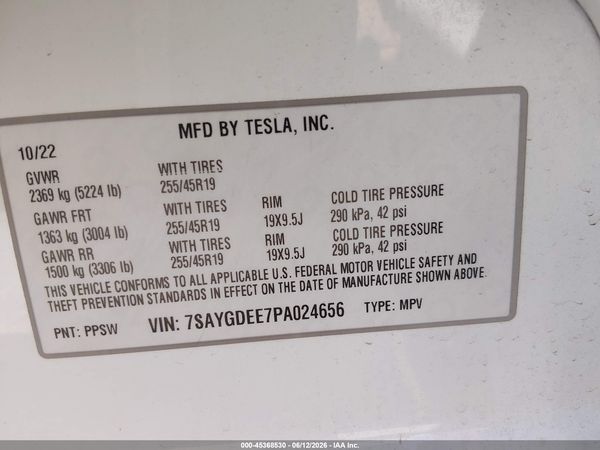 2023 TESLA MODEL Y