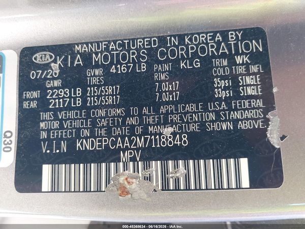 2021 KIA SELTOS LX
