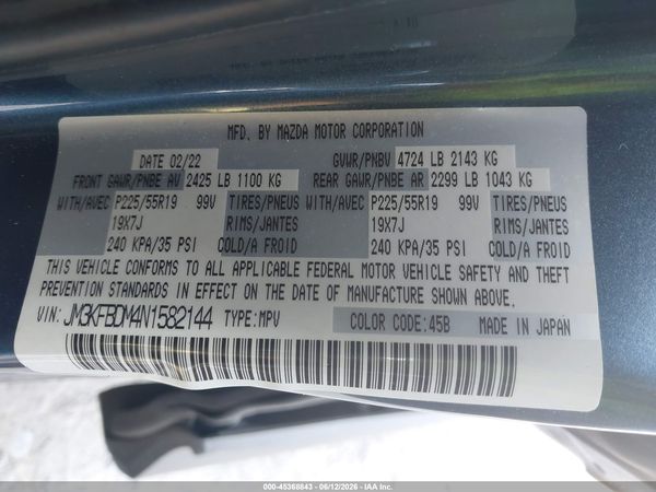 2022 MAZDA CX-5 Premium Package
