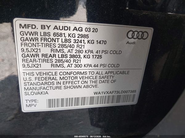 2020 AUDI Q7