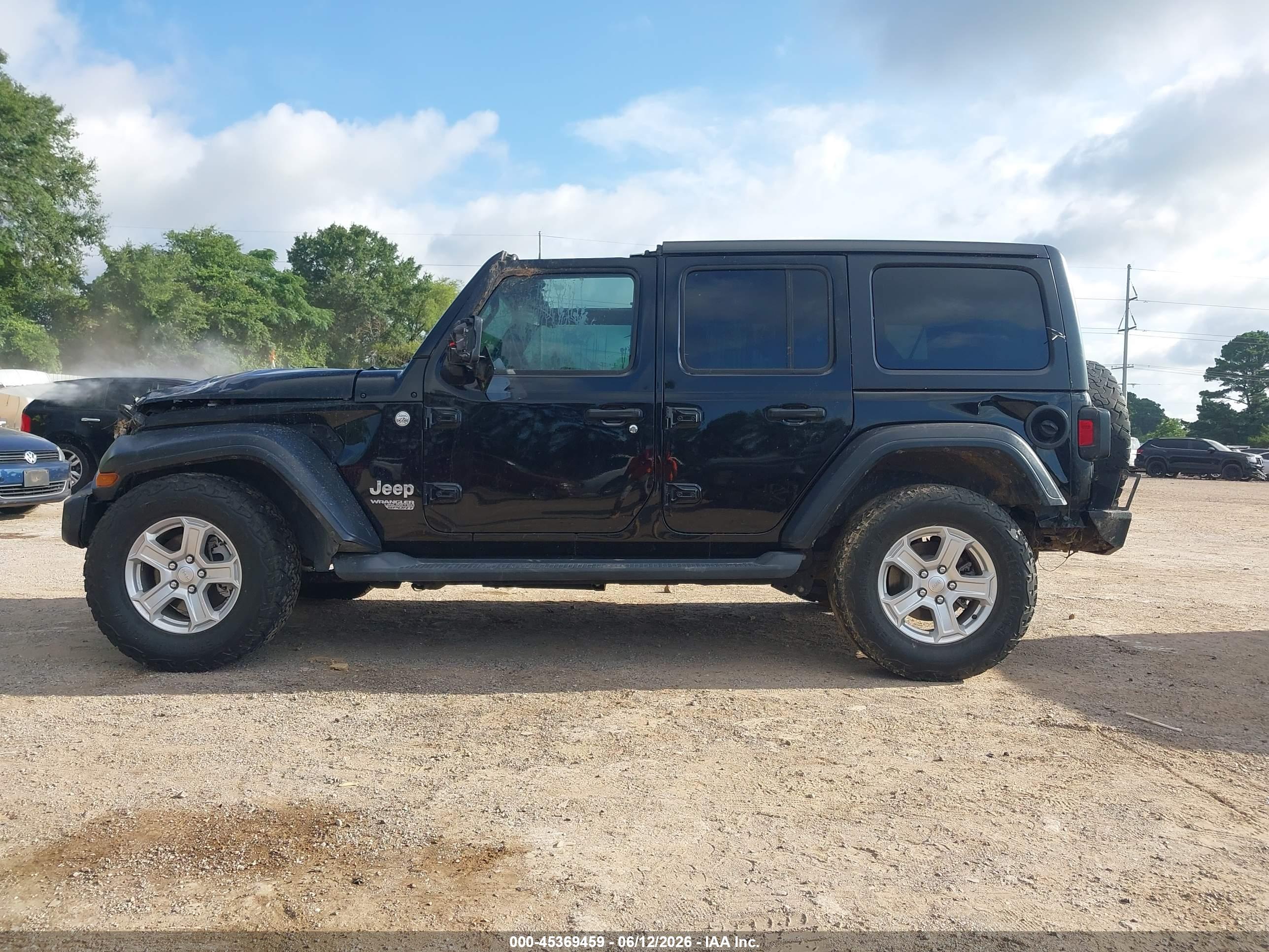 2019 JEEP WRANGLER UNLIMITED SPORT S 4X4