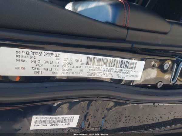 2012 DODGE DURANGO R/T
