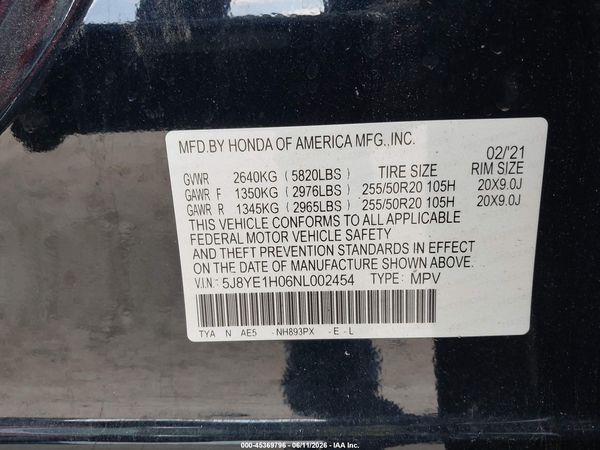 2022 ACURA MDX A-SPEC PACKAGE