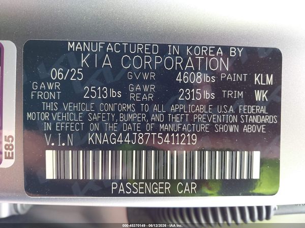 2026 KIA K5 GT