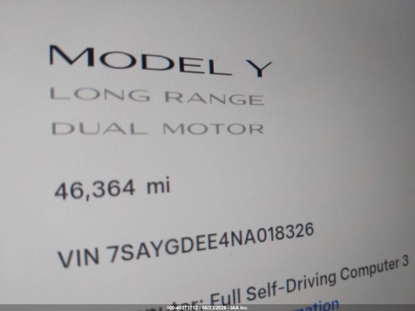2022 TESLA MODEL Y