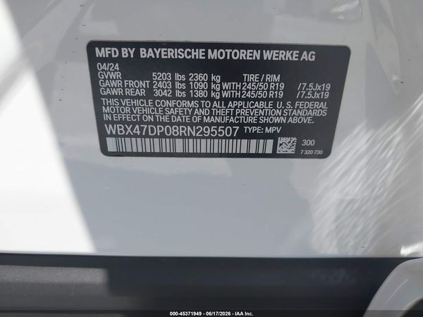 2024 BMW X3 SDRIVE30I