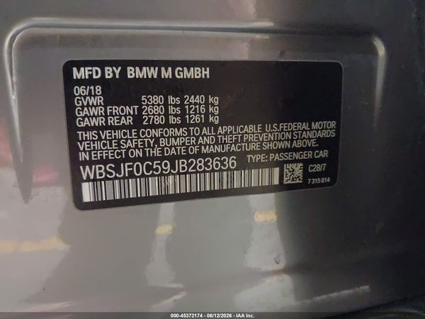 2018 BMW M5