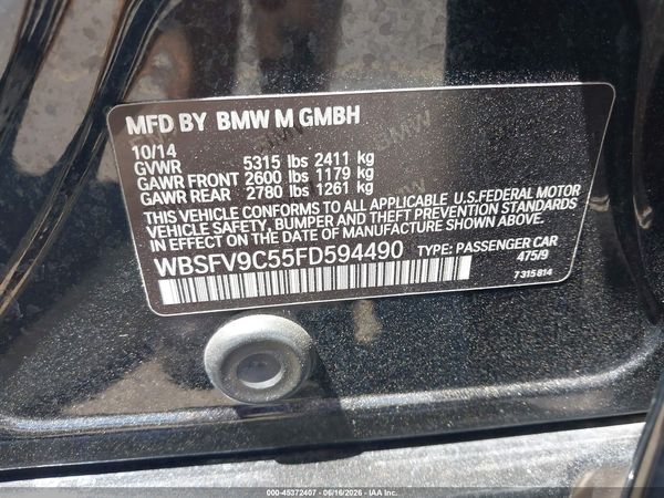 2015 BMW M5