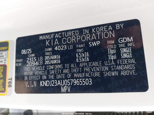 2025 KIA SOUL LX