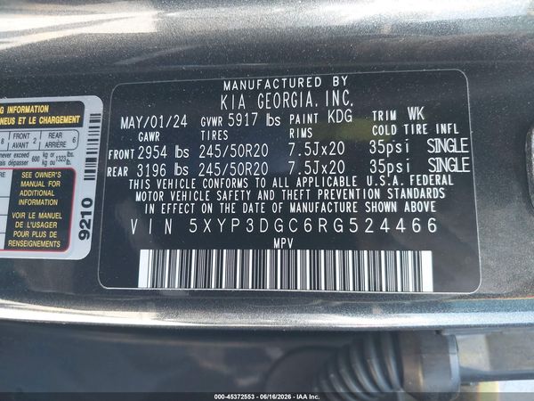 2024 KIA TELLURIDE EX