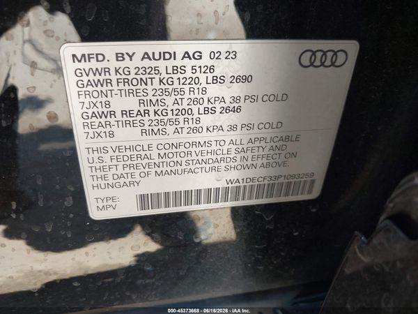 2023 AUDI Q3