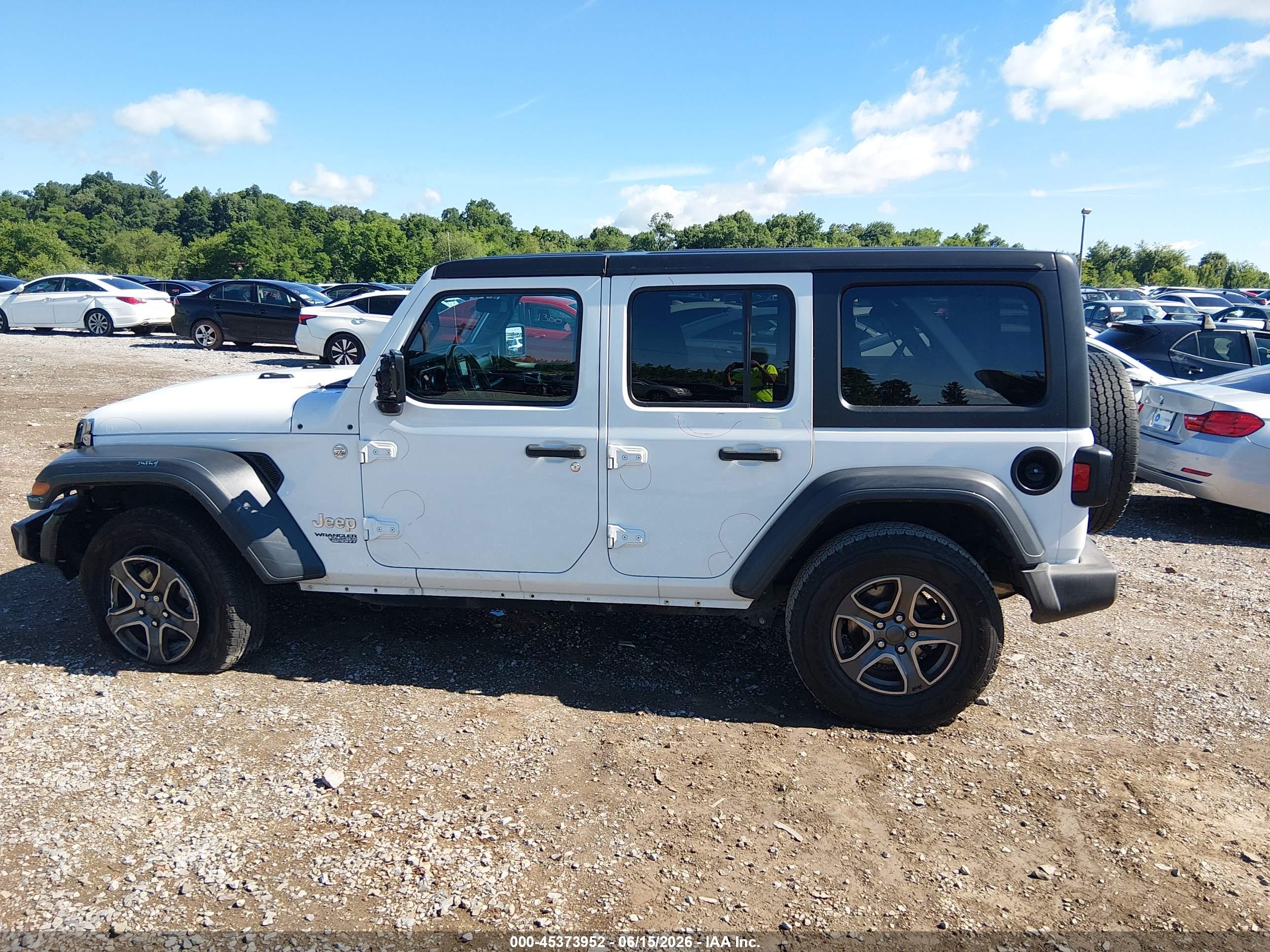 2018 JEEP WRANGLER UNLIMITED SPORT S 4X4