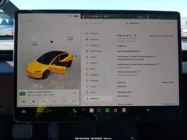 2025 TESLA MODEL 3