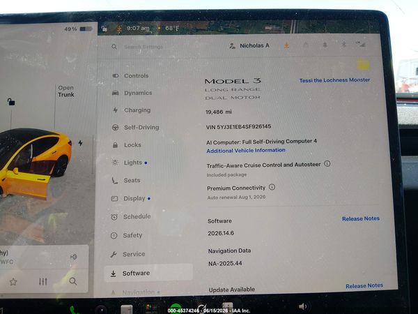 2025 TESLA MODEL 3