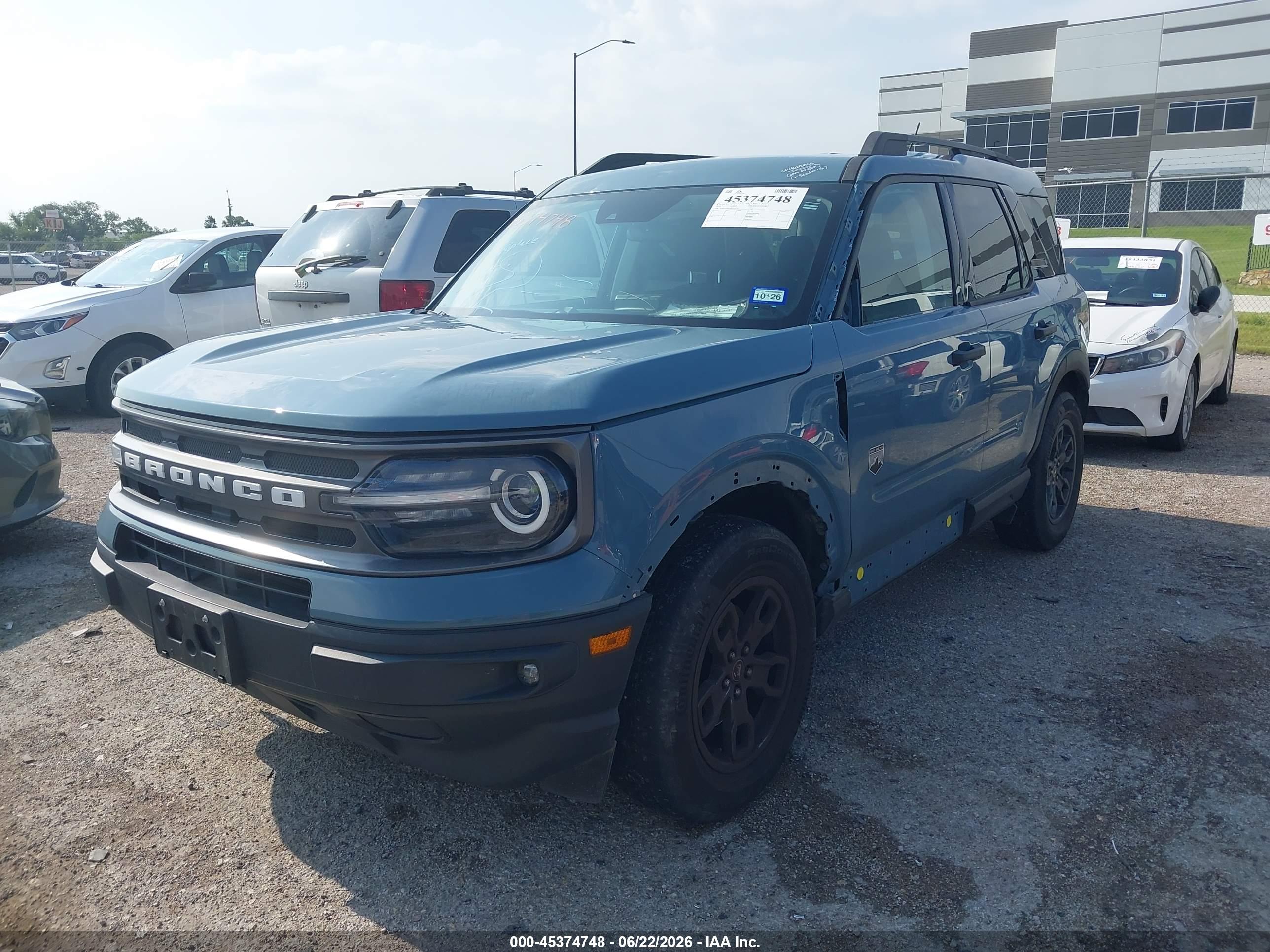 2022 FORD BRONCO SPORT BIG BEND — I2