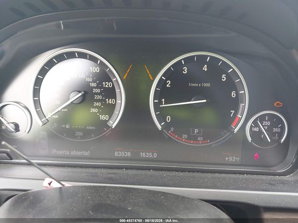 2012 BMW 750I