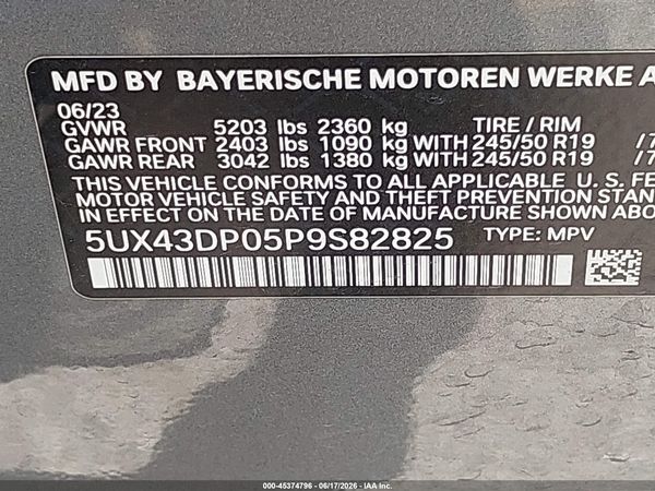 2023 BMW X3 SDRIVE30I