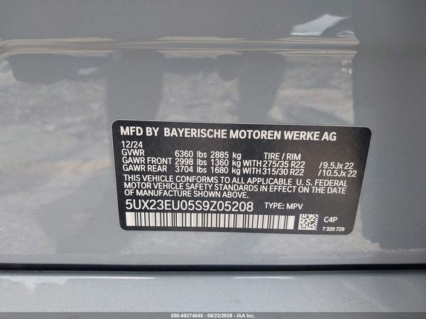 2025 BMW X5 XDRIVE40I