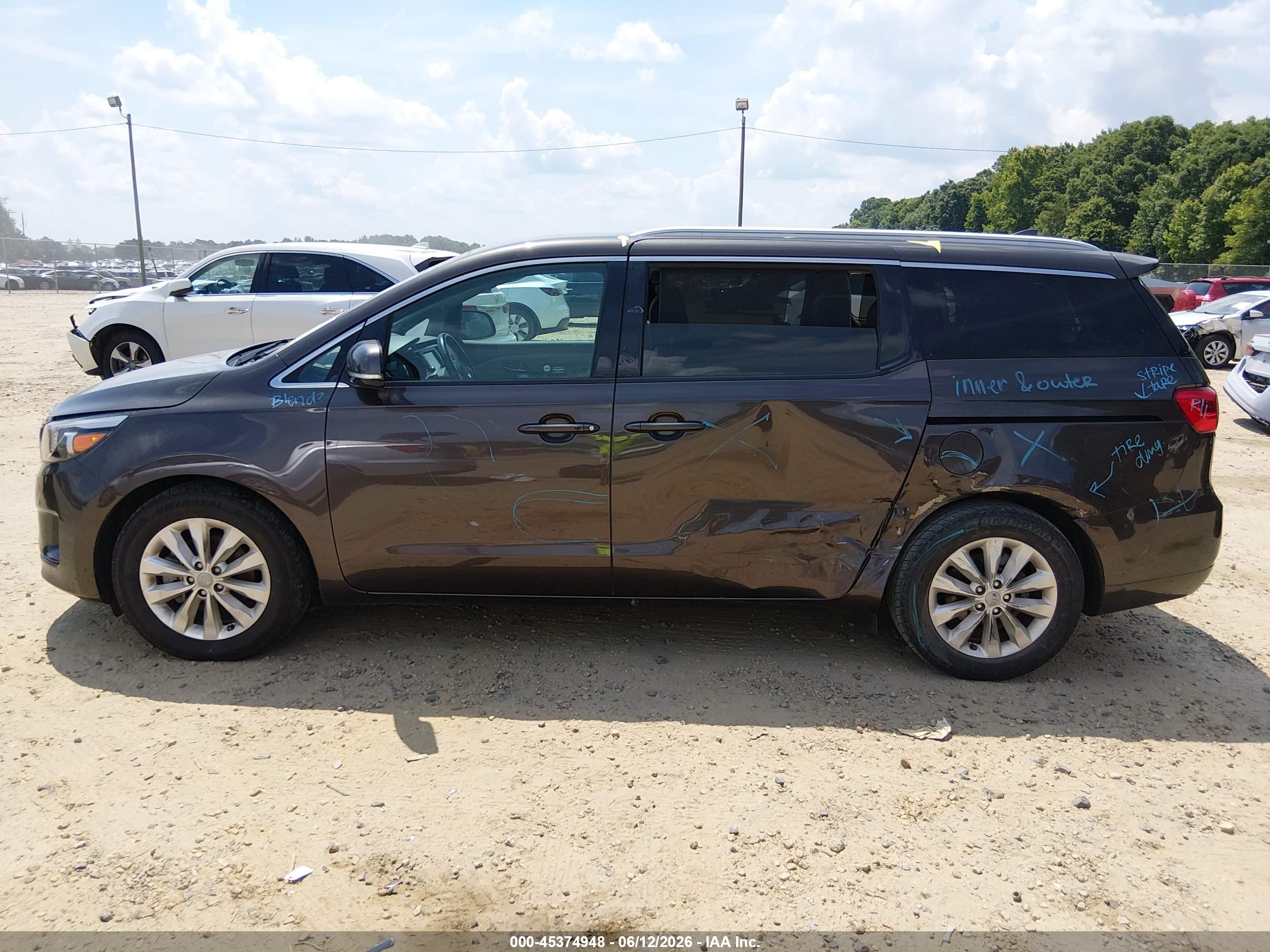 2017 KIA SEDONA EX