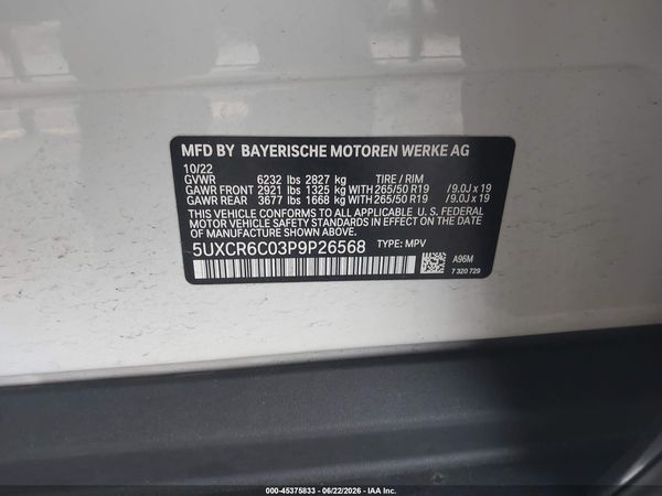 2023 BMW X5 XDRIVE40I
