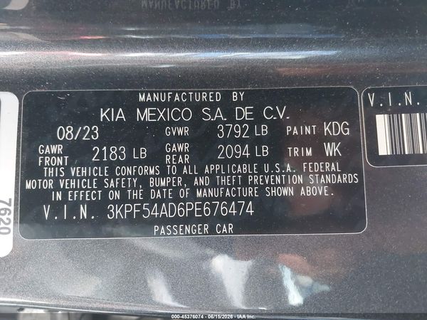 2023 KIA FORTE GT-LINE