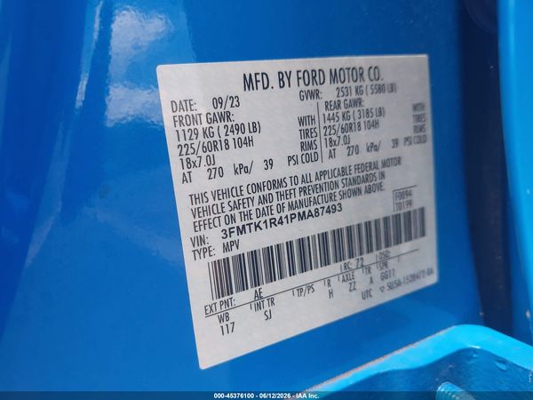 2023 FORD MUSTANG MACH-E SELECT